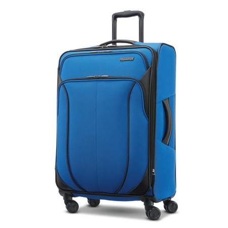 American Tourister - 4 Kix 2.0 24" Expandable Spinner Suitcase - Classic Blue