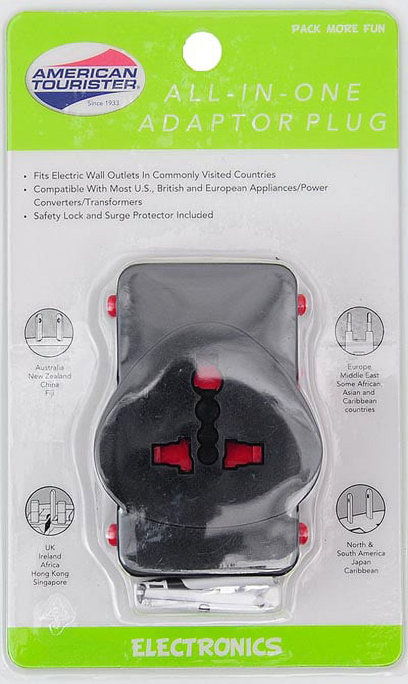 American Tourister All-In-1 Adapter Plug - Walmart.com