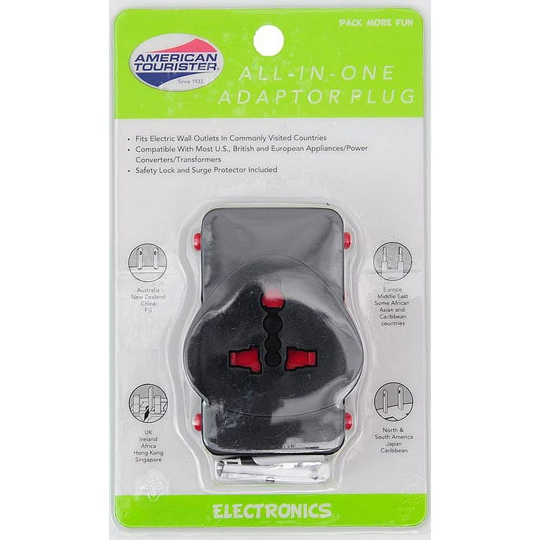 American Tourister All-In-1 Adapter Plug - Walmart.com