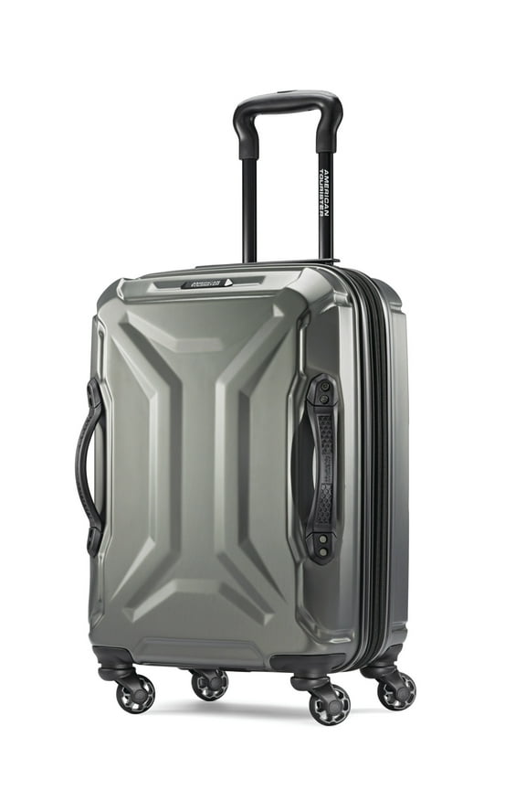 Cargo Max 21" Hardside Durable Carry-on Spinner Luggage with Divider Pockets, Olive