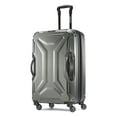 thumbnail image 1 of American Tourister Cargo Max 25" Hardside Durable Medium Checked Spinner Luggage with Divider Pockets, Olive, 1 of 9