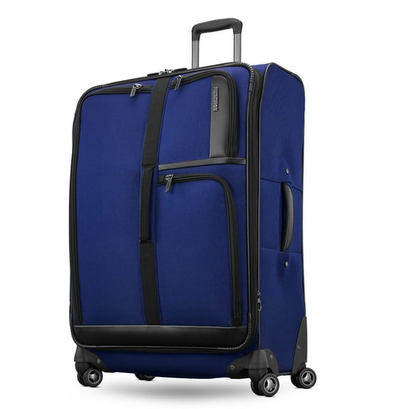American Tourister Cargo Max 29" Softside Large Checked Spinner Luggage Single Piece - Sapphire Blue