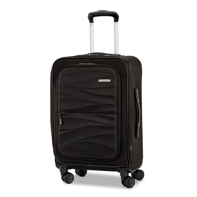 American Tourister Cascade Softside 20" Carryon Spinner Luggage, Jet