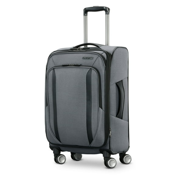 American Tourister Dash XLT Softside Carry On Luggage with Spinner Wheels Single Piece - Graphite