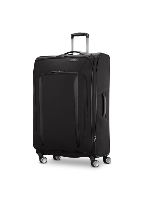 Dash XLT Softside Large Checked Luggage with Spinner Wheels Single Piece - Black