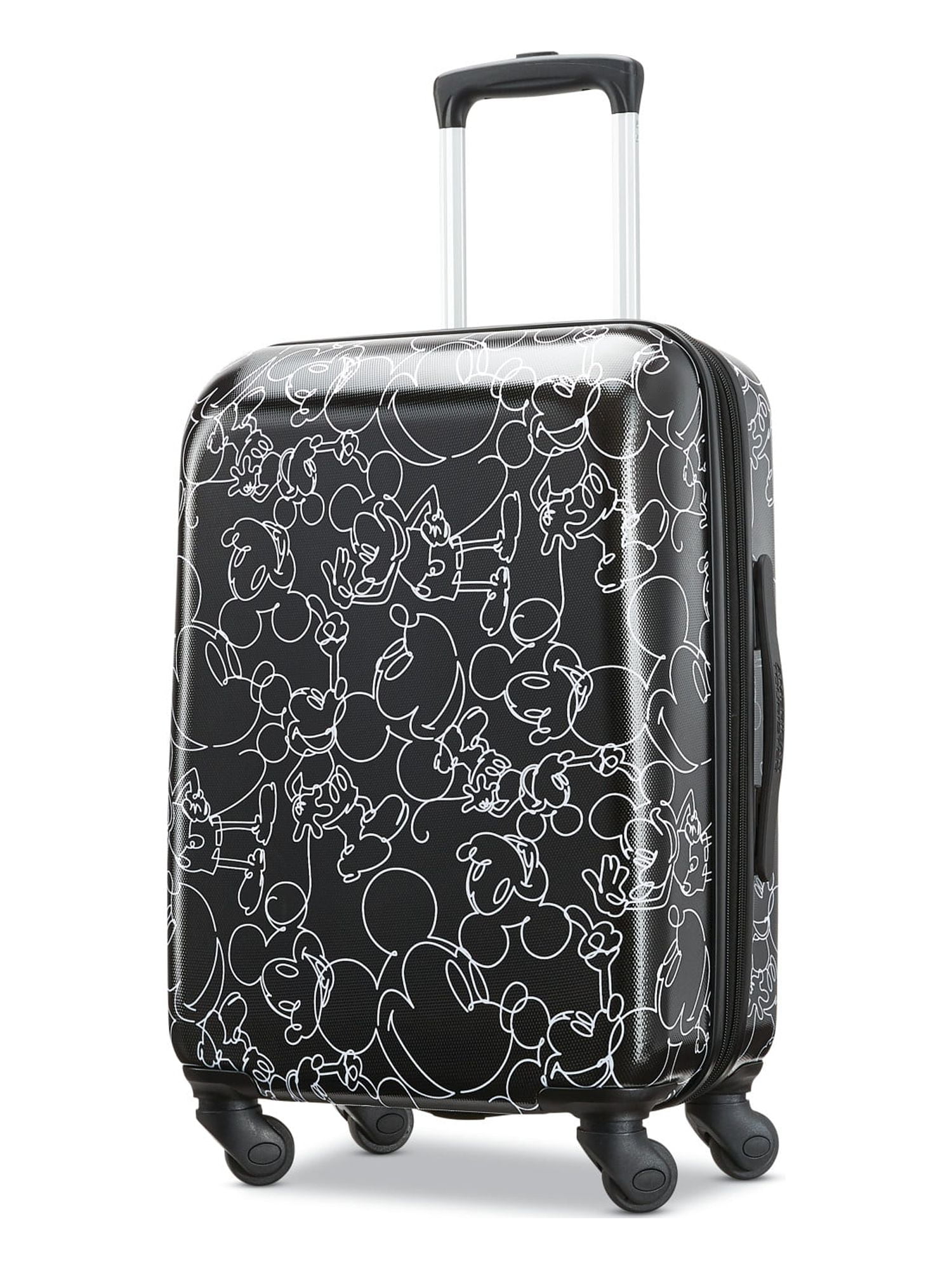 Piece Carry-On American Spinner, Luggage, One 20-inch Mouse Mickey Hardside Tourister Disney