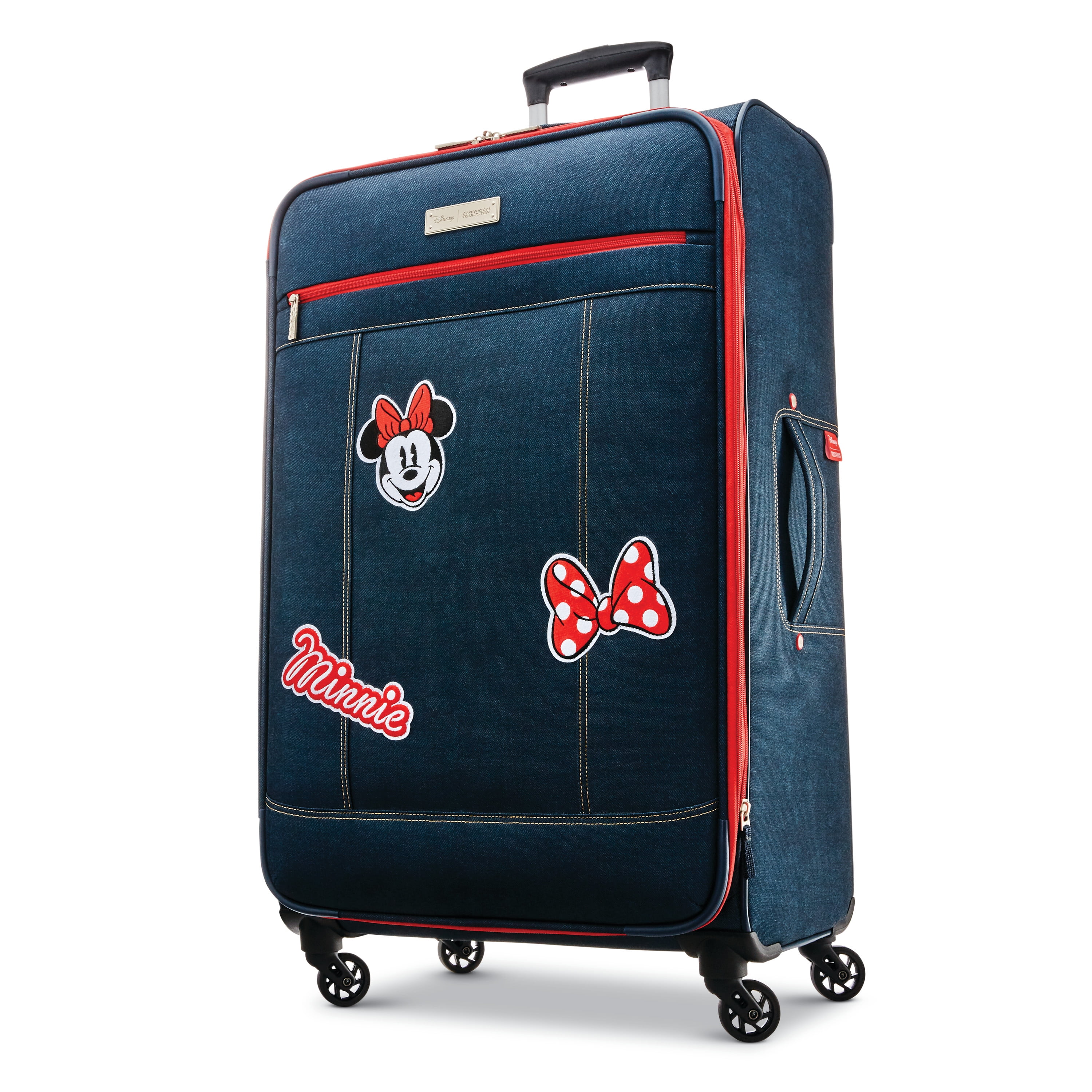 American Tourister Disney Minnie Mouse Denim Krush 28inch Softside