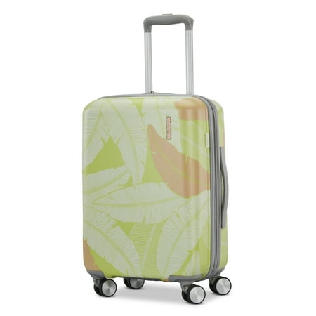 American Tourister Moonlight II 20-Inch Carry On Luggage with Spinner Wheels - Palm Print
