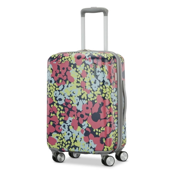 American Tourister Moonlight II 20-Inch Carry On Luggage with Spinner Wheels - Poppy Pattern
