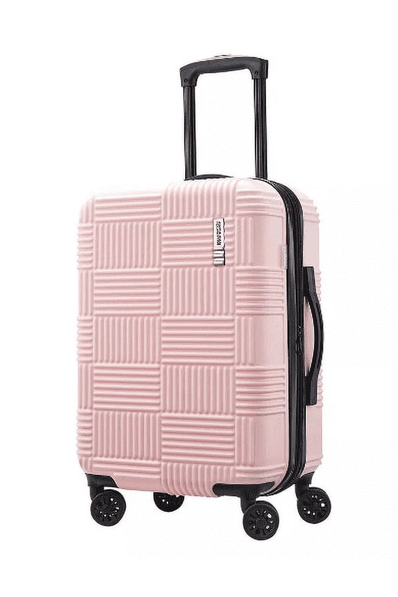 NXT Checkered Hardside Carry On Spinner Suitcase