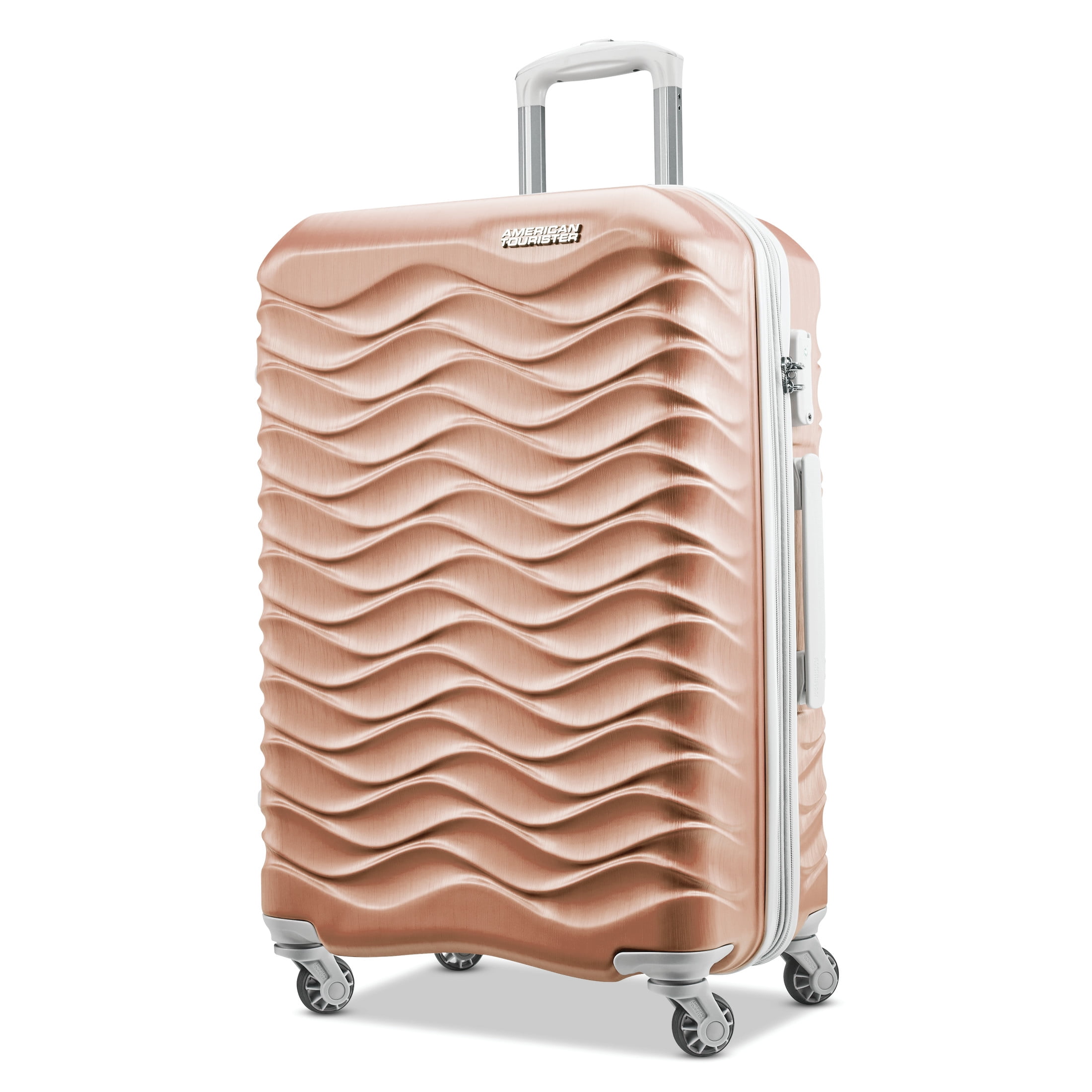 American Tourister Pirouette NXT Hardside Large Checked Luggage