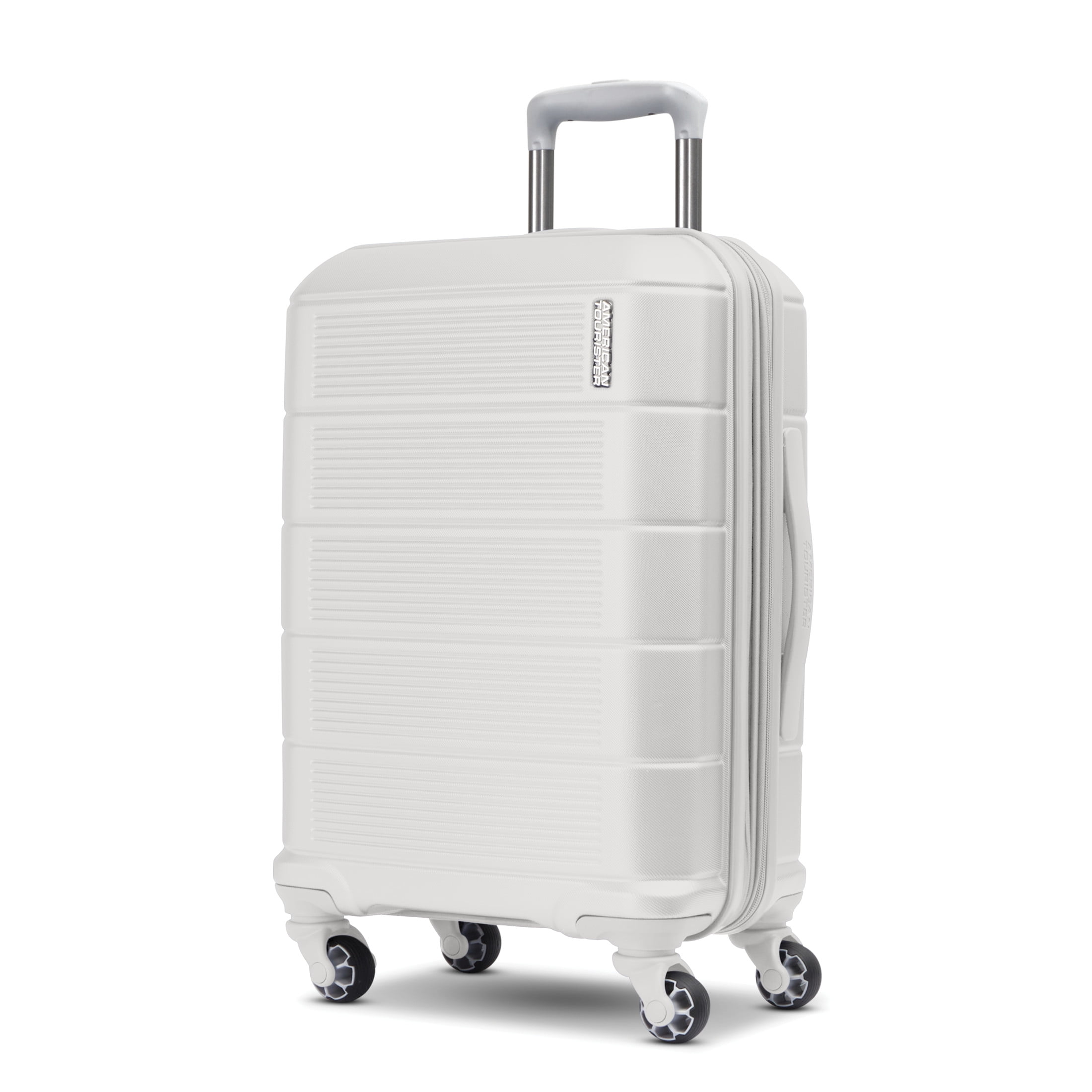 American Tourister Stratum 2.0 20-inch Hardside Carry on Luggage with Spinner Wheels - White