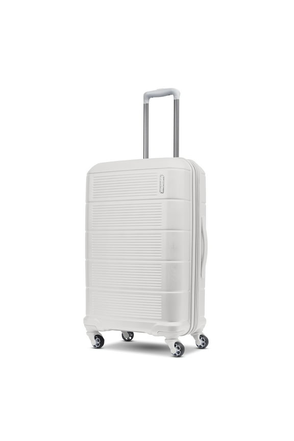 Stratum 2.0 24-inch Hardside Checked Luggage with Spinner Wheels - White