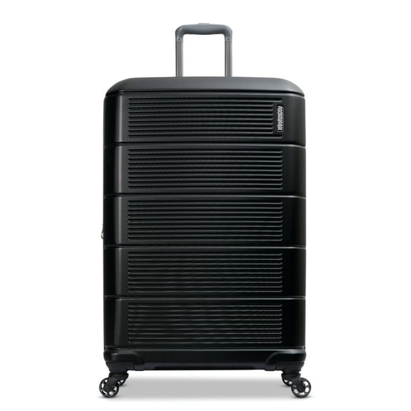 American Tourister Stratum 2.0 28" Hardside Large Checked Spinner Luggage One Piece - Jet Black
