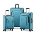 thumbnail image 1 of American Tourister X-Lite 3-Piece Luggage Set with Spinner Wheels - Aqua, 1 of 11
