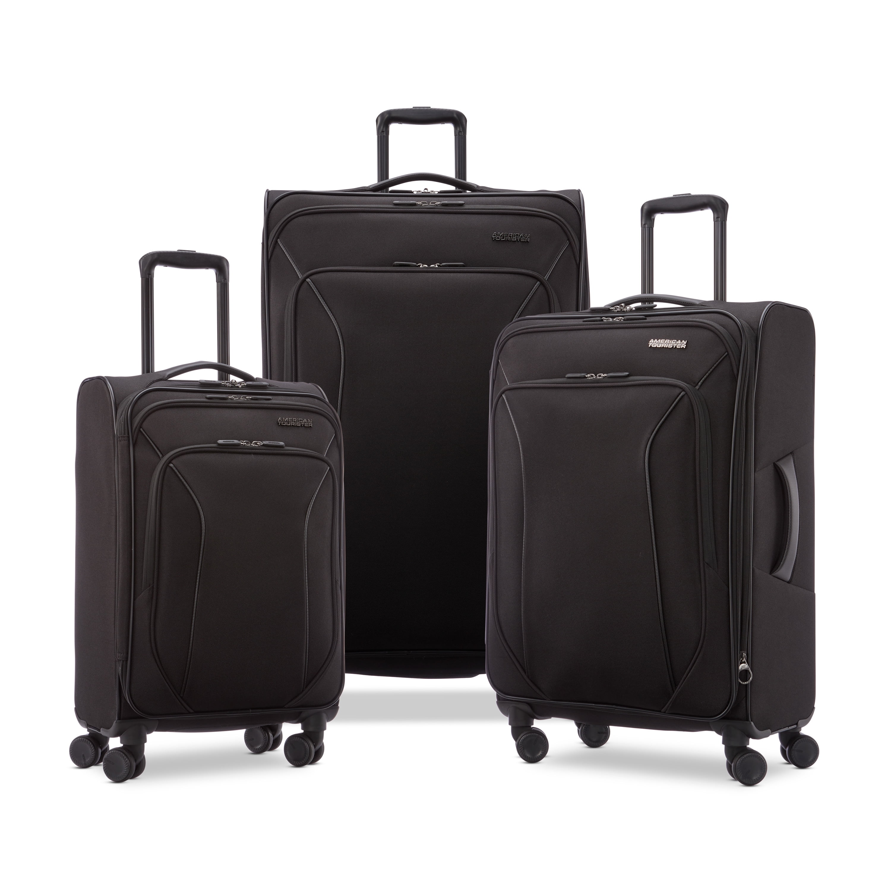 American Tourister X-Lite 3-Piece Luggage Set with Spinner Wheels