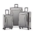 thumbnail interactive-video image 1 of American Tourister X-Lite 3-Piece Luggage Set with Spinner Wheels - Light Grey, 1 of 12