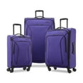 thumbnail image 1 of American Tourister X-Lite 3-Piece Luggage Set with Spinner Wheels - Violet Purple, 1 of 11