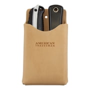 American Tradesman 918 - Top Grain Leather Box Shaped Tool Pouch