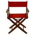 thumbnail image 1 of American Trails Extra-Wide Premium 18" Directors Chair Mission Oak Frame W/Red Color Cover, 1 of 4
