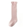 thumbnail image 1 of American Trends Baby Girls Boys Uniform Knee High Socks Tube Ruffled Stockings Infants and Toddlers Long Unisex Socks Tights Baby Pink S, 1 of 6