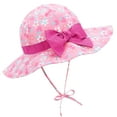 thumbnail image 1 of American Trends Baby Sun Hat Toddler Baby Girl Hats UPF 50+ Sun Protection Hat Summer Beach Wide Brim Bucket Caps Sunhat for Baby Girl Infant Kids Strawberry Flowers L, 1 of 6