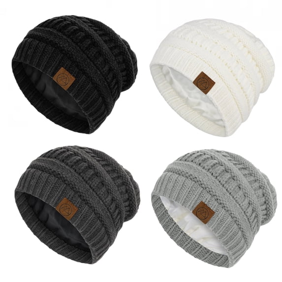 American Trends Womens Beanies Warm Winter Hats for Women Slouchy Unisex Beanies Soft Knit Hats