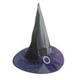 thumbnail image 1 of American Trends Halloween Witch Hat for Women Steeple Lace Halloween Costume Accessory for Party Purple One Size, 1 of 1
