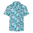 thumbnail image 1 of American Trends Hawaiian Shirt for Men Short Sleeve Button Down Shirts Beach Shirts for Men Blue With Flamingo S, 1 of 7