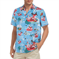 thumbnail image 1 of American Trends Hawaiian Shirt for Men Short Sleeve Button Down Shirts Beach Shirts for Men Blue XL, 1 of 7