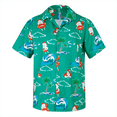 thumbnail image 1 of American Trends Hawaiian Shirt for Men Short Sleeve Button Down Shirts Beach Shirts for Men Green S, 1 of 7