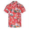 thumbnail image 1 of American Trends Hawaiian Shirt for Men Short Sleeve Button Down Shirts Beach Shirts for Men Red M, 1 of 7