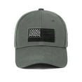 thumbnail image 1 of American Trends Baseball Cap for Men USA Flag Embroidered Baseball Hat Adjustable Golf Hat UV Protection Dark Grey, 1 of 7