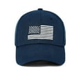 thumbnail image 1 of American Trends Baseball Cap for Men USA Flag Embroidered Baseball Hat Adjustable Golf Hat UV Protection Navy Blue, 1 of 7