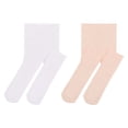 thumbnail image 1 of American Trends Ultra-Soft Ballet Dance Tights for Kids Super Elasticity School Uniform Tights for Girls Soft Athletic Leggings Infant White & Pink XL, 1 of 6