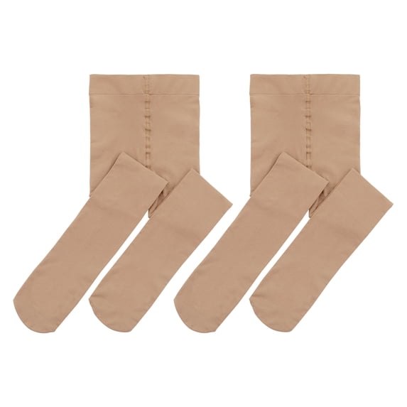 American Trends Ultra-Soft Ballet Dance Tights for Kids Super Elasticity School Uniform Tights for Girls Soft Athletic Leggings Infant Nude & Nude M