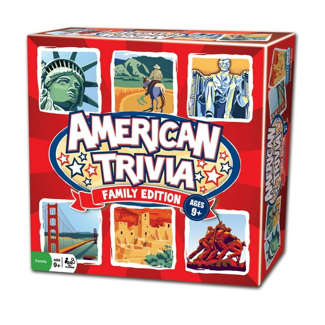 American Trivia Family Edition Board Game, by Outset Media