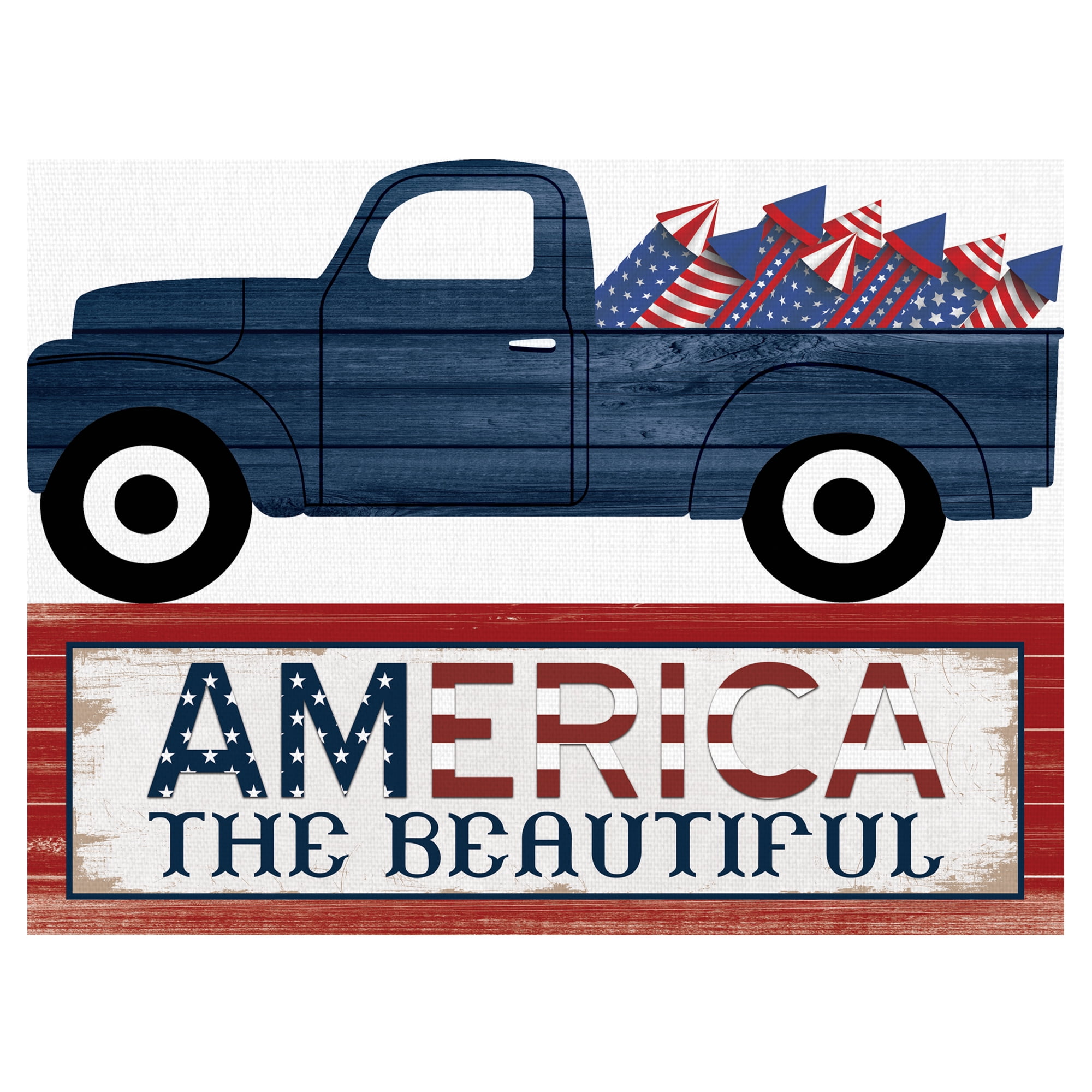 American Truck by Willowbrook Fine Art Canvas Art