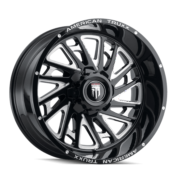 American Truxx Blade-At1905 24X14 5X127 -76Et 78.1Cb Black/Milled