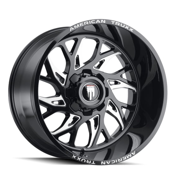 American Truxx Destiny-At1913 20X10 6X135/6X139.7 -24Et 106.1Cb Black/Milled