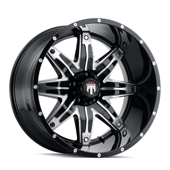 American Truxx Lonestar-At185 22X12 8X170 -44Et 125.2Cb Black/Machined