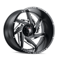 thumbnail image 1 of American Truxx Spiral-At1906 24X14 6X139.7 -76Et 106.1Cb Black/Milled, 1 of 2