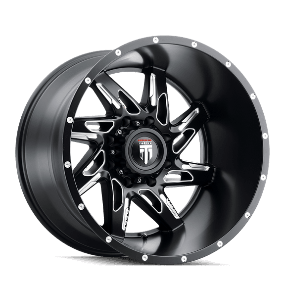 American Truxx Spyder-At183 22X14 5X150 -76Et 110.3Cb Black/Milled