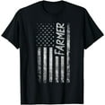 thumbnail image 1 of American USA Flag Farmer Rancher Farming T-Shirt, 1 of 4