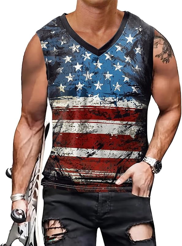 We The People American Flag Women's Tank Top - Patriotic Sleeveless Shirt For 4th Of July - View #2