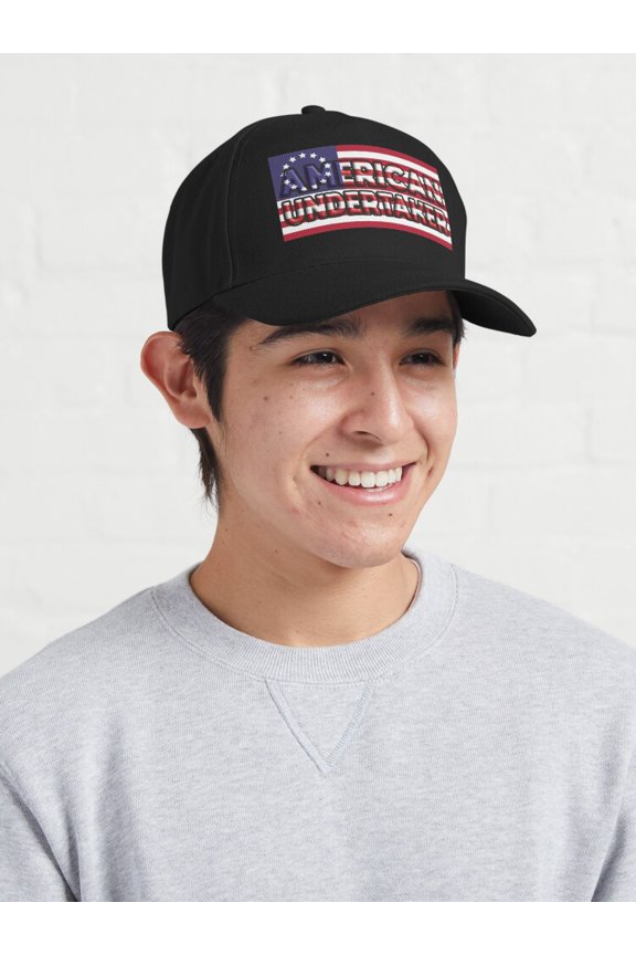 American Undertaker Baseball Cap, USA Funeral Profession Statement Design, Classic Hat