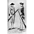 thumbnail image 1 of American Uniforms 1784. Nleft Rifleman Right Infantryman From Pennsylvania. Drawing German 1784. Print by, 1 of 3