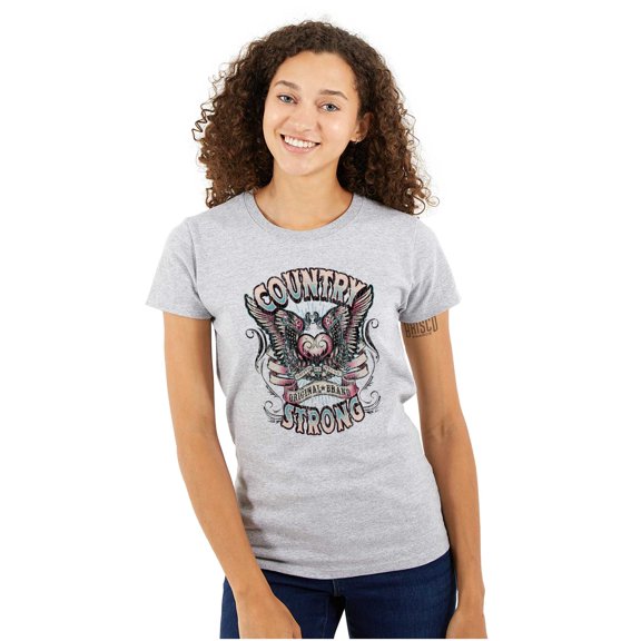 American United We Stand Strong Womens Slim Fit Graphic Tee Brisco Brands S
