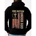 thumbnail image 1 of American Unity sweatshirt men machine washable black Casual Wear on Weekends winter Vintage Unisex Shirt Cotton tshirts Retro Unisex Shirt Cotton tshirts Vintage Unisex Shirt Graphic Tee tshirts, 1 of 7