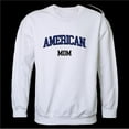 thumbnail image 1 of American University Eagles Mom Crewneck Sweatshirt, White - Medium, 1 of 1